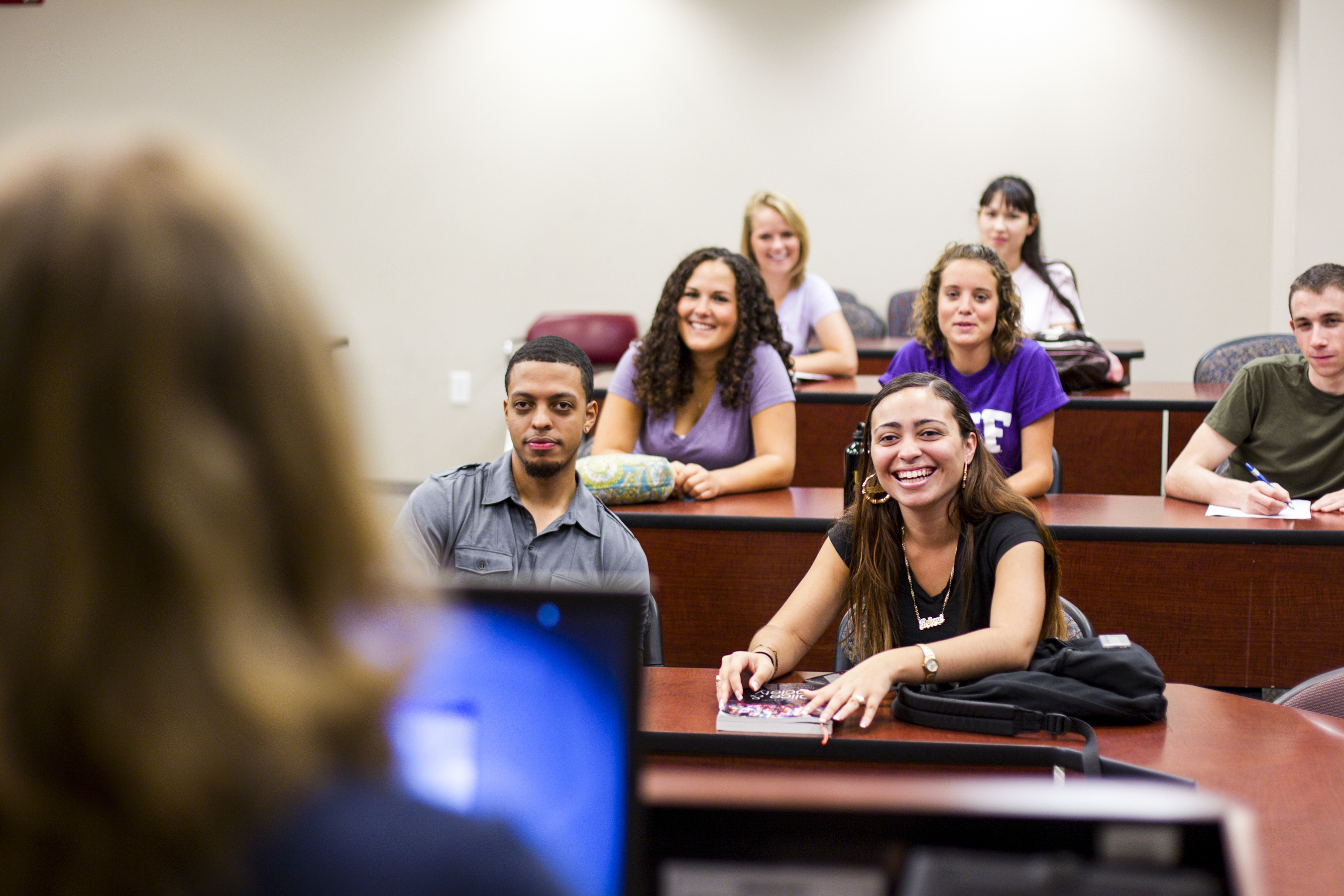 UCF, lecture, professor view of students in class