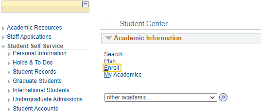 Click on Enroll