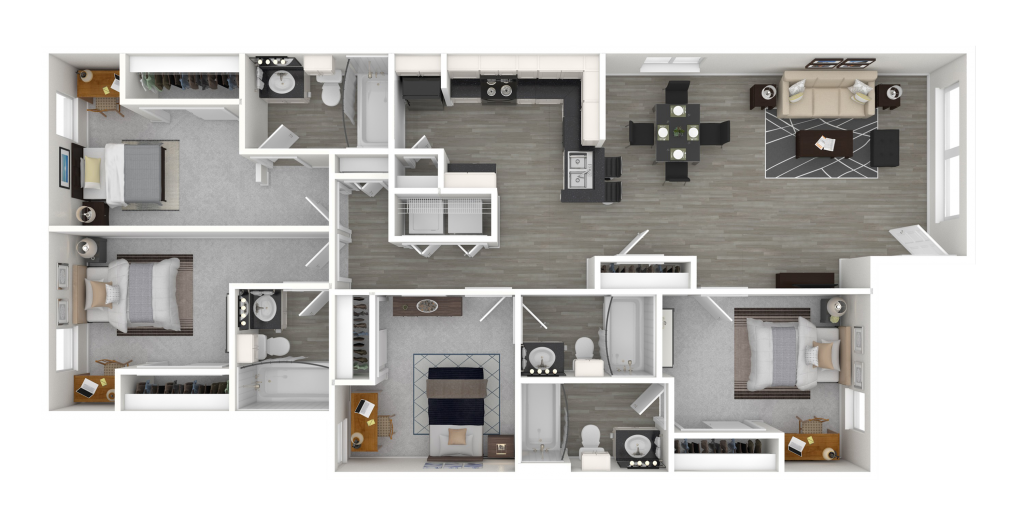 The Verge 4x4 Floor Plan